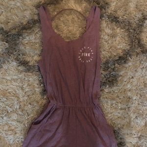 Adorable pink coverup romper